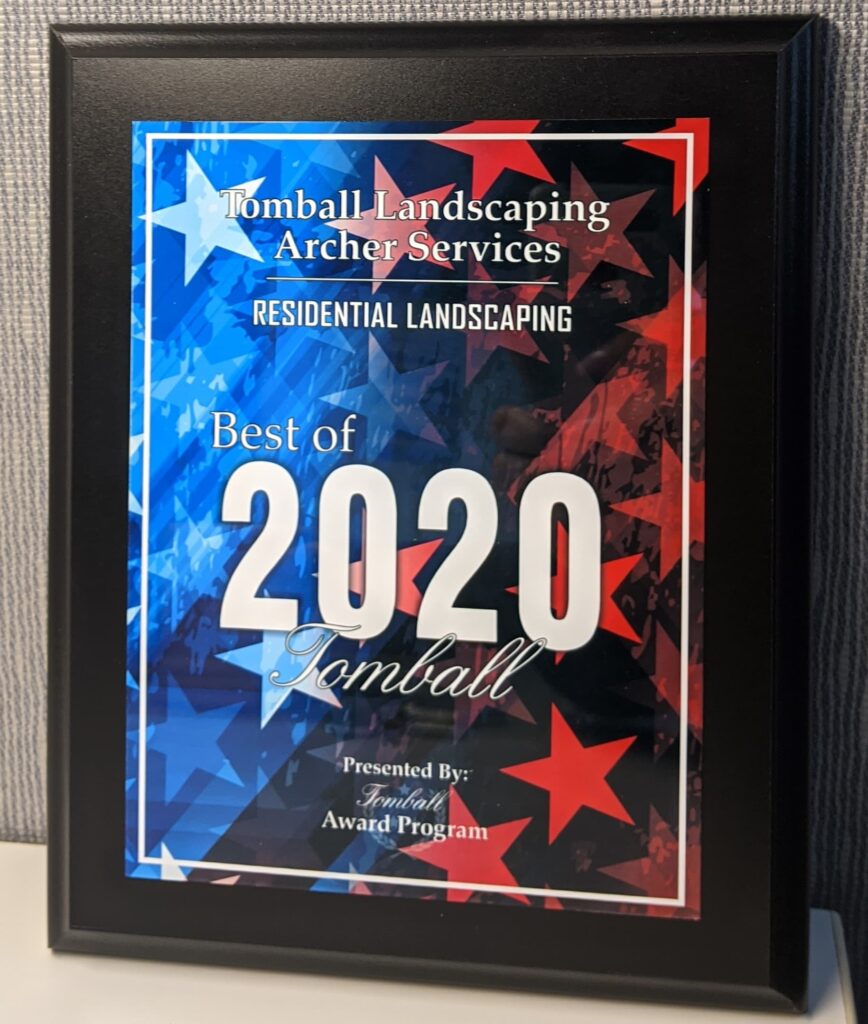 Archer Services Receives 2020 Best of Tomball Award